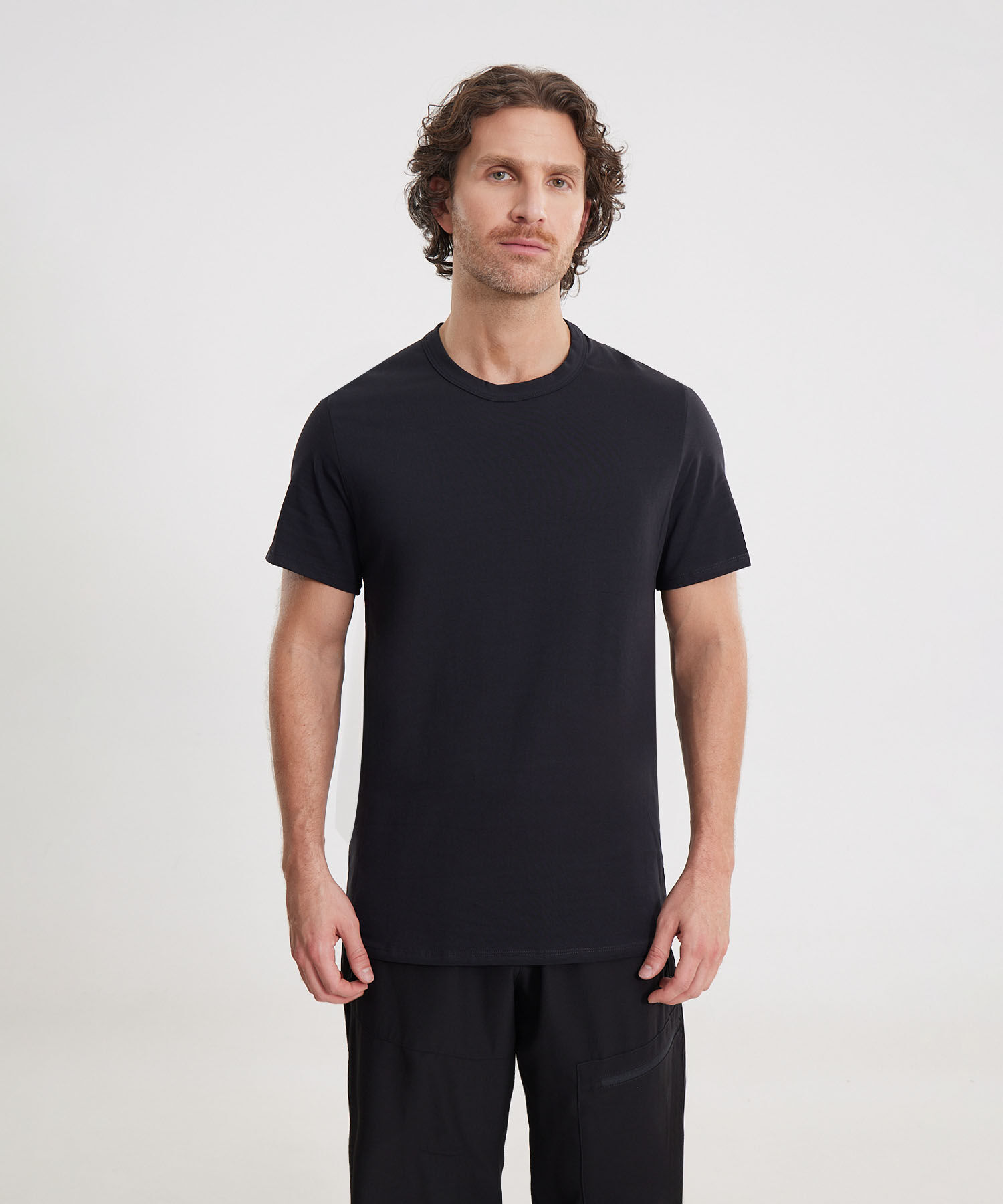 Camiseta Para Hombre Negro