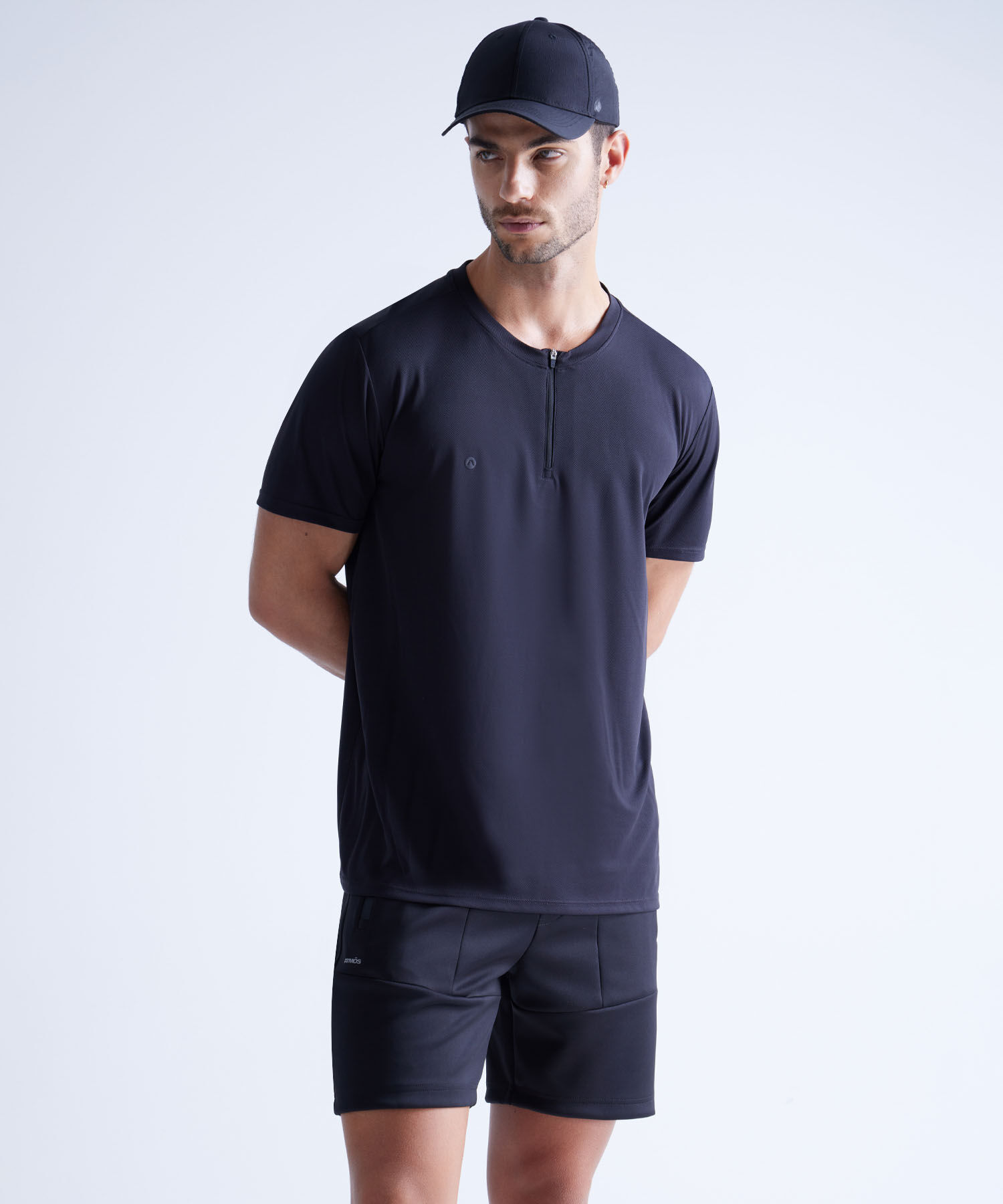Camiseta doble manga hombre top