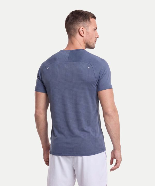 Camiseta Para Hombre AzulPastel