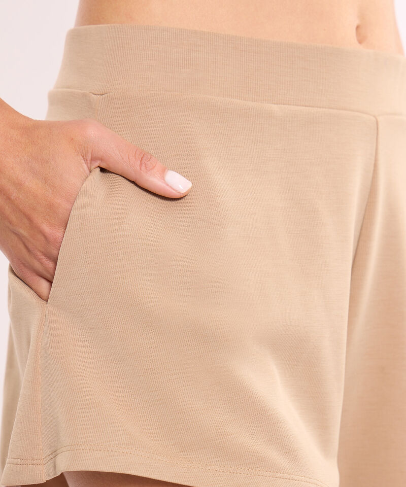 Short Amplio Plush, Mocca