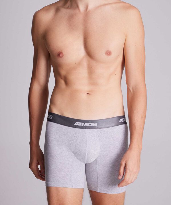 Boxer Para Hombre Gris image number null