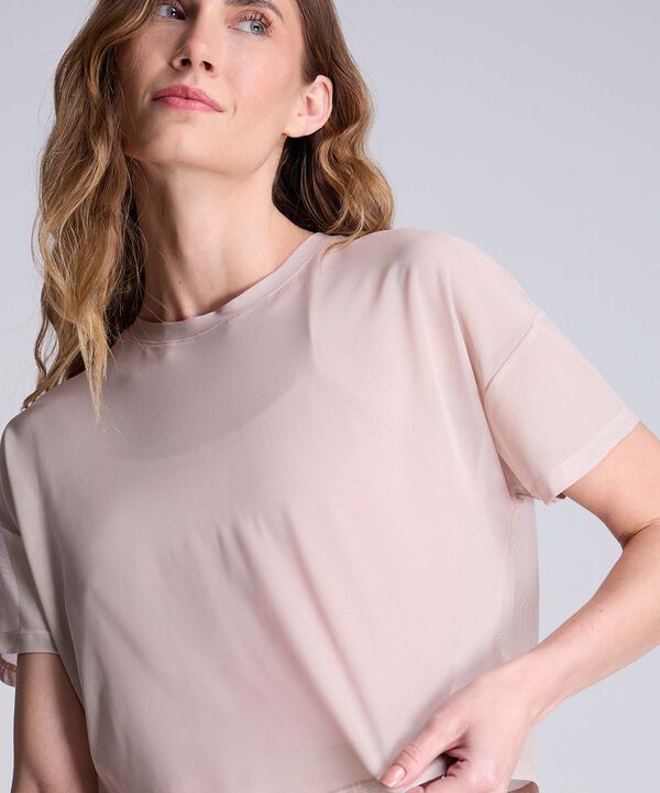 Camiseta Para Mujer Beige