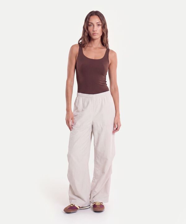 Pantalon Para Mujer Crema