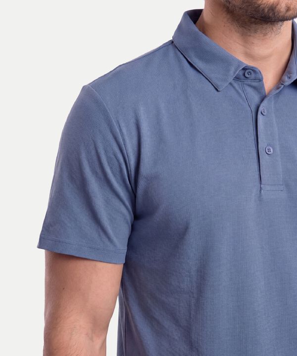 Polo Para Hombre Azul
