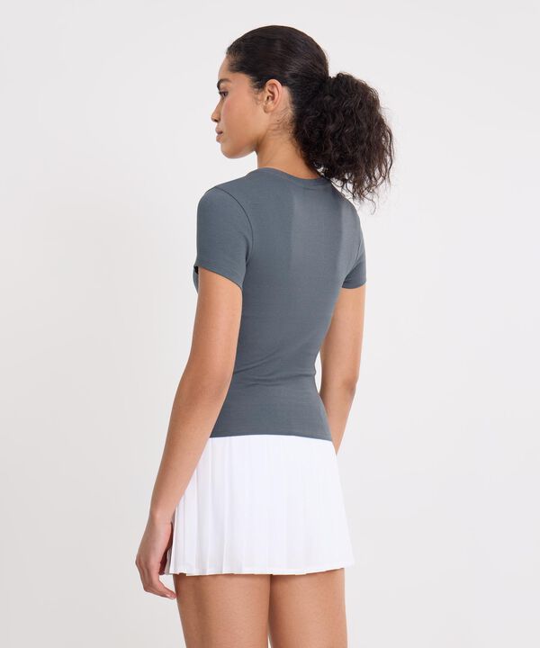 Camiseta Para Mujer Gris image number null