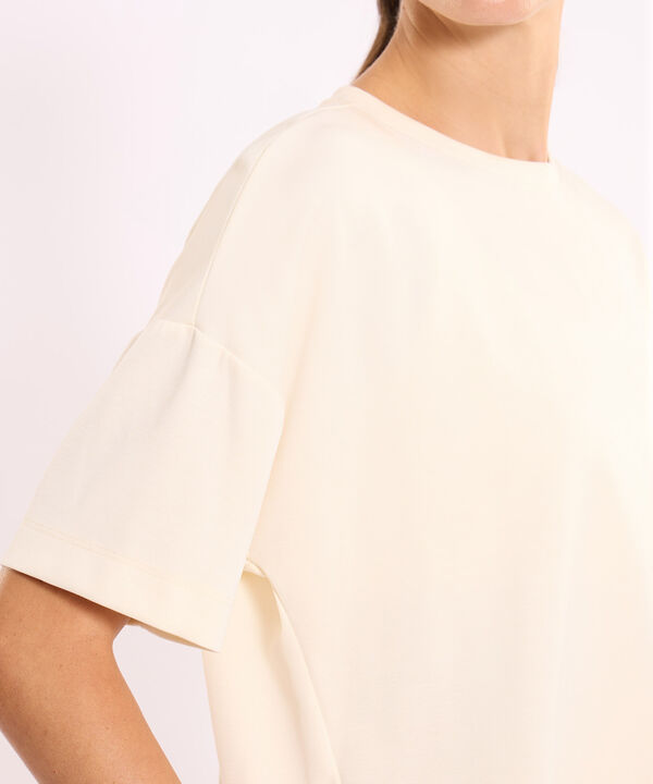 Camiseta Para Mujer Crema image number null