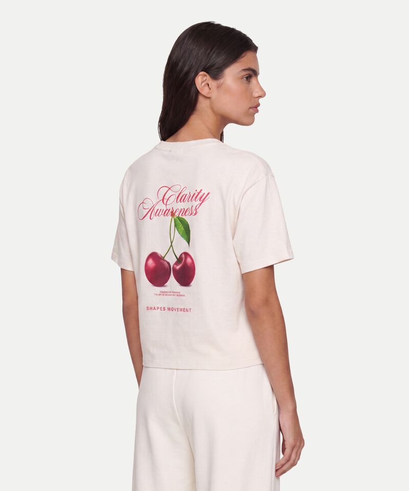 Camiseta Para Mujer Crema