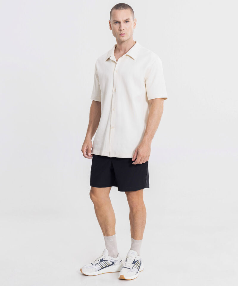 Camisa Para Hombre Beige