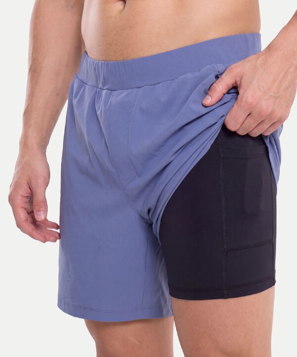 Bermuda Para Hombre Azul