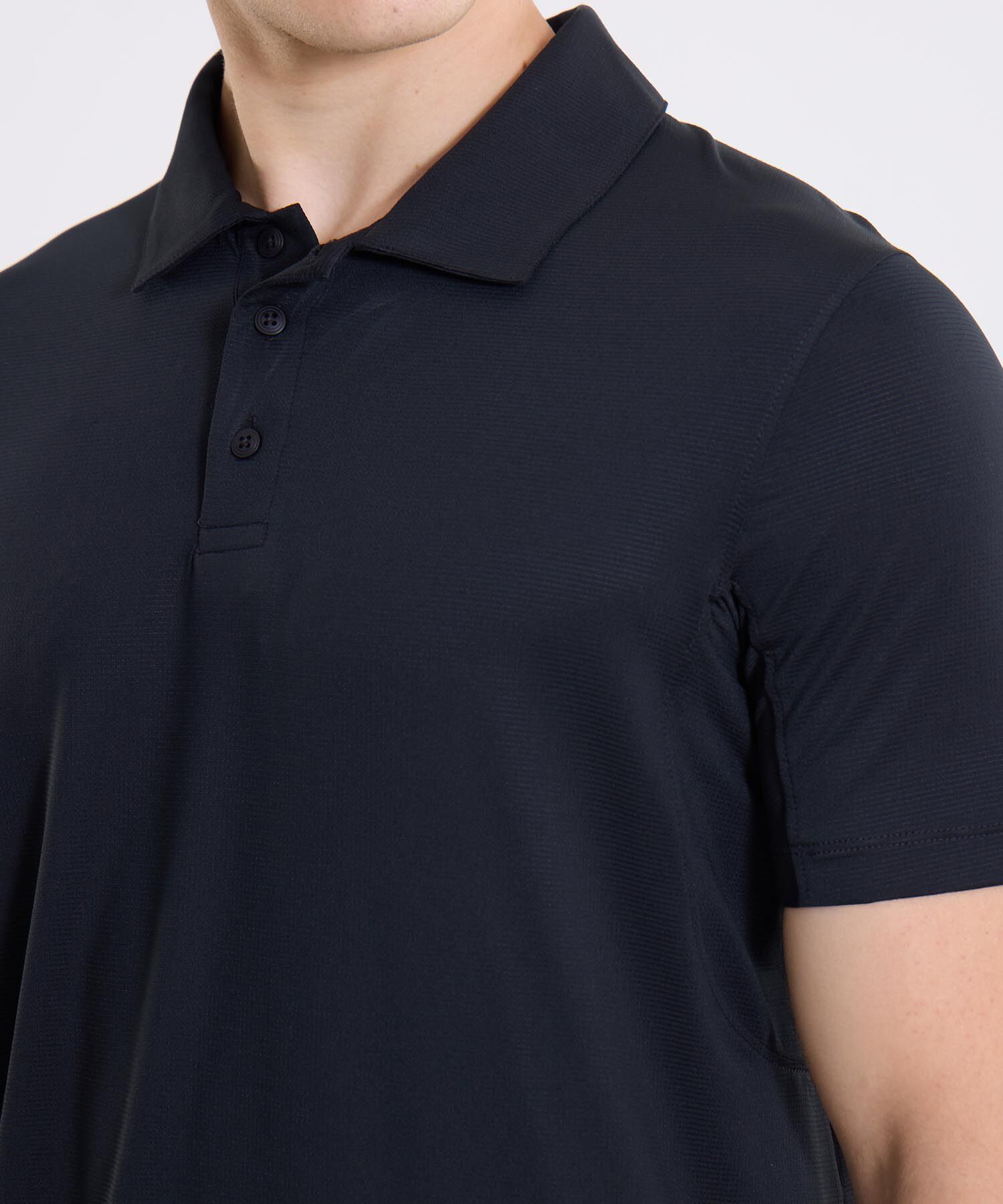 Polo Para Hombre Negro