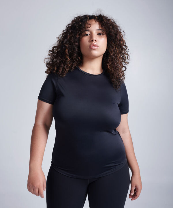 Camiseta Para Mujer Negro