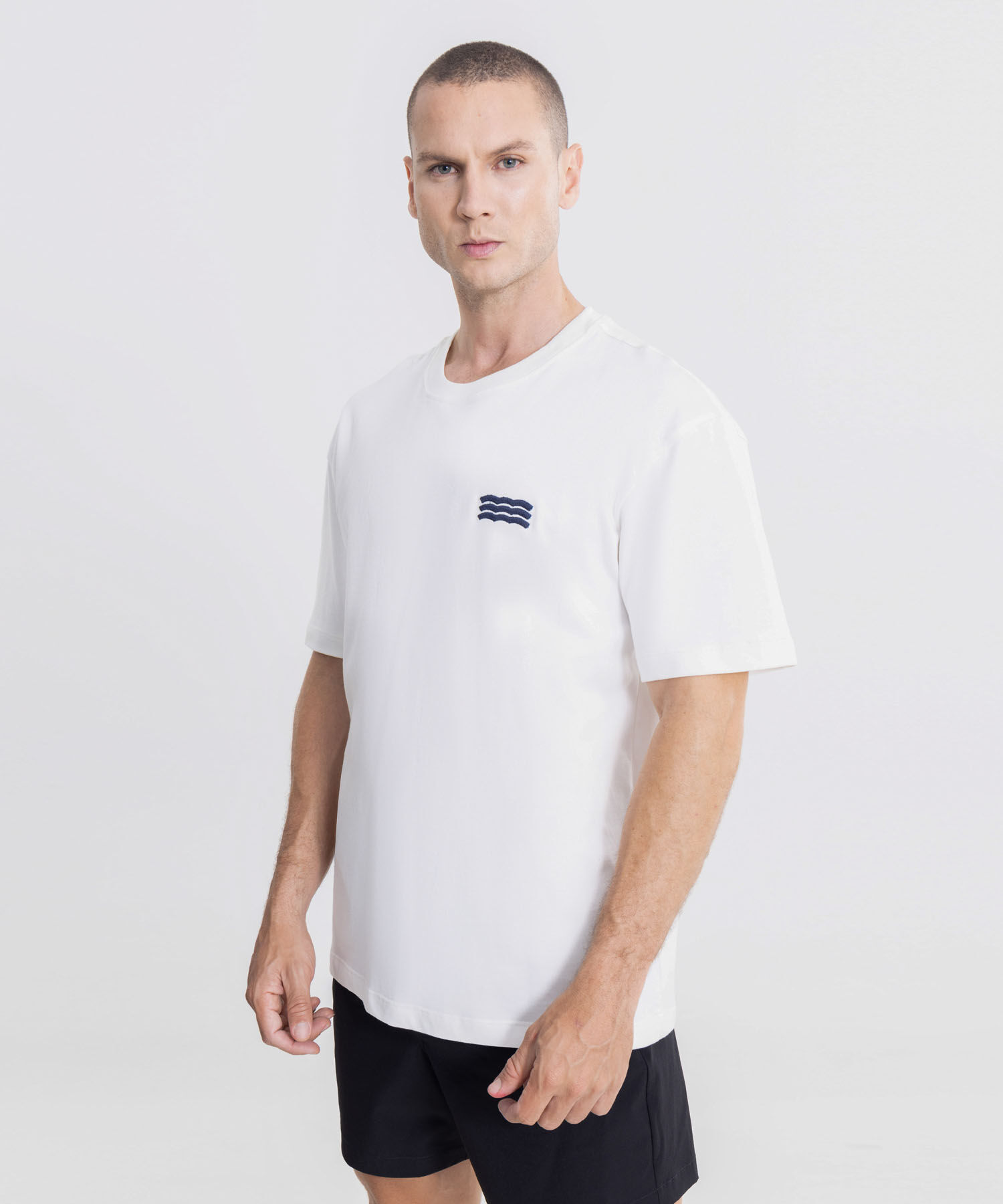 Camiseta Para Hombre Blanco
