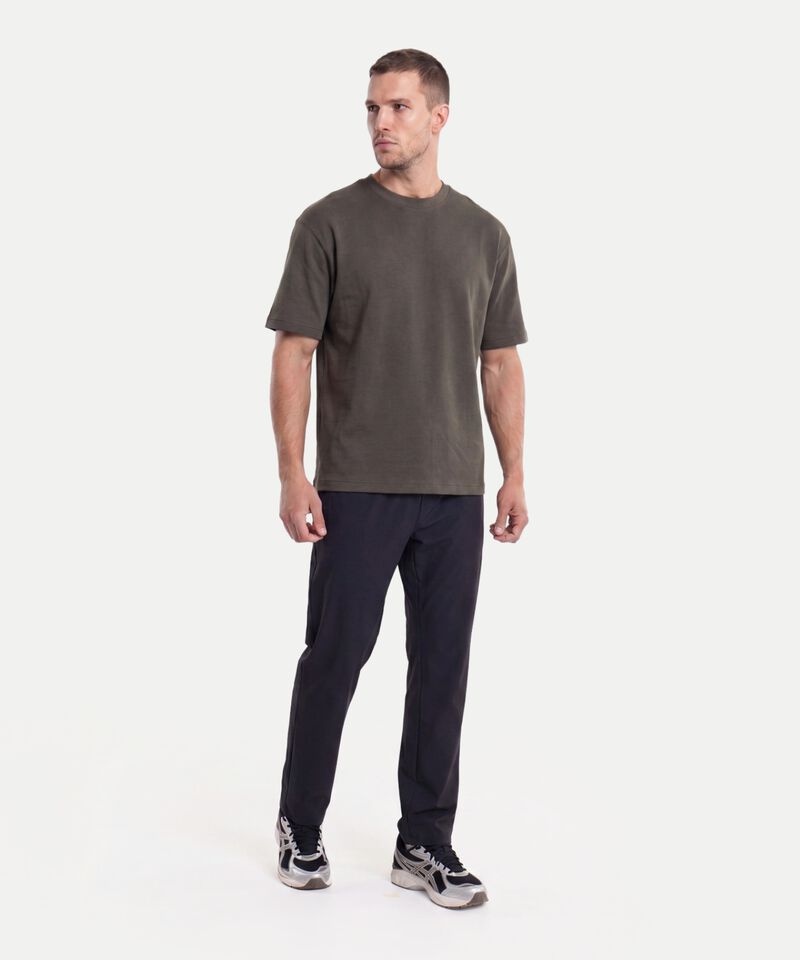 Camiseta Para Hombre VerdeOscuro