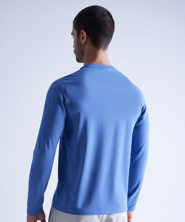 Camiseta Para Hombre AzulMedio image number null