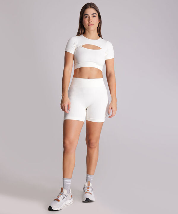 Short Para Mujer Marfil image number null