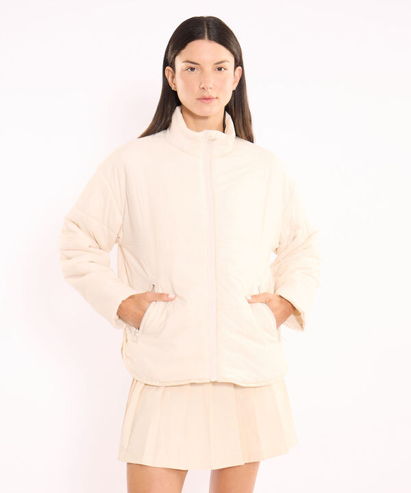 Chaqueta Para Mujer Crema