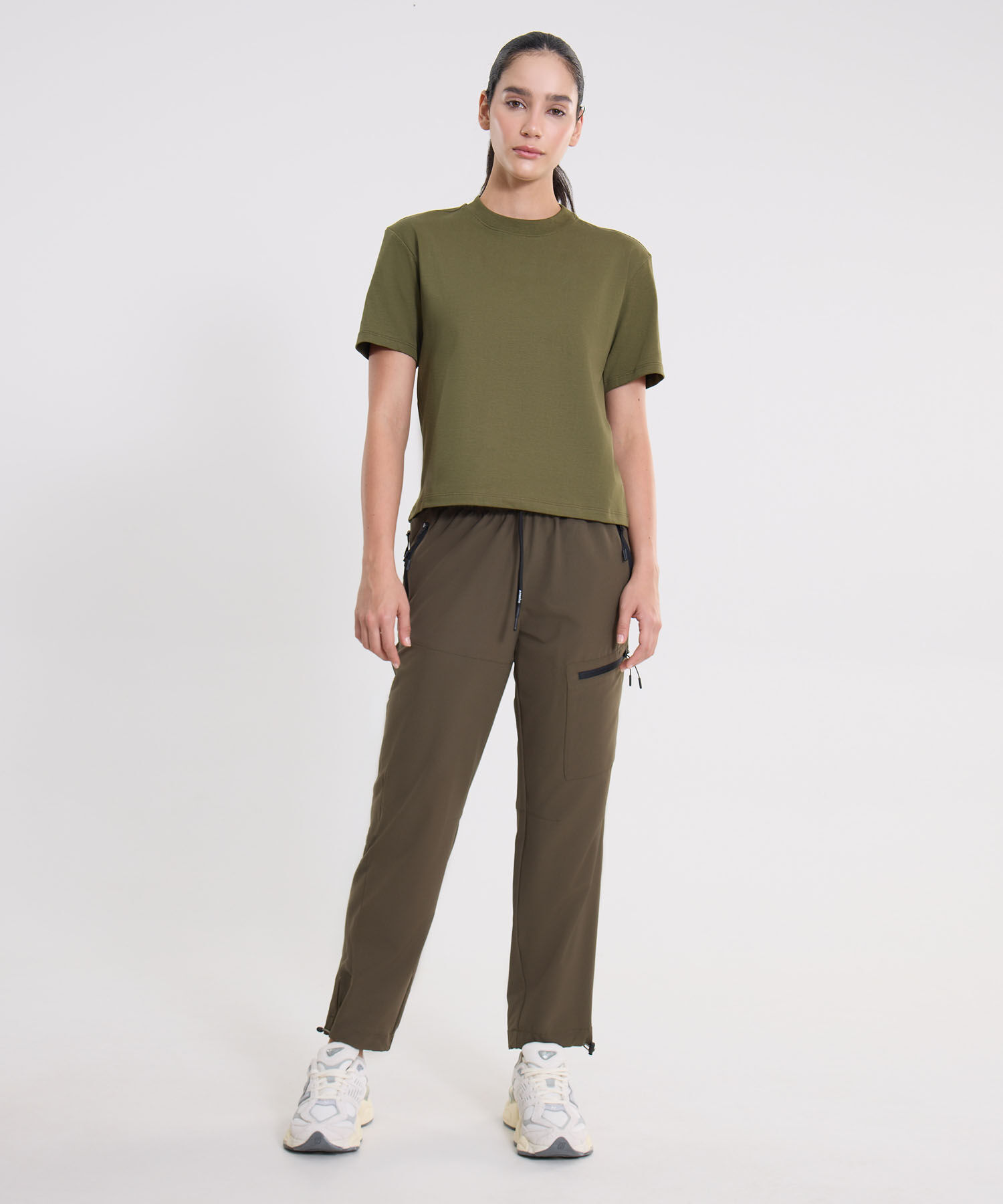 Camiseta Para Mujer VerdeOliva
