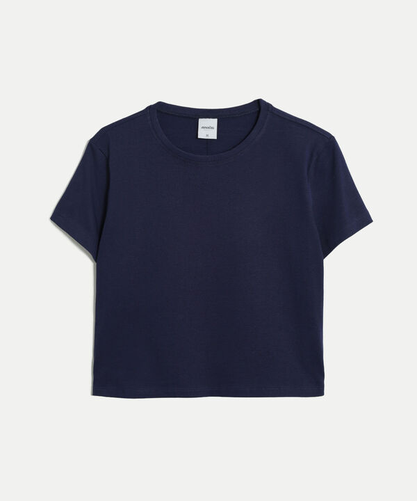 Camiseta Para Mujer Azul