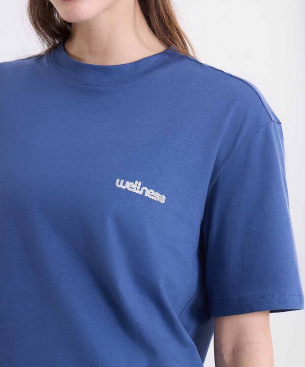 Camiseta Para Mujer AzulMedio