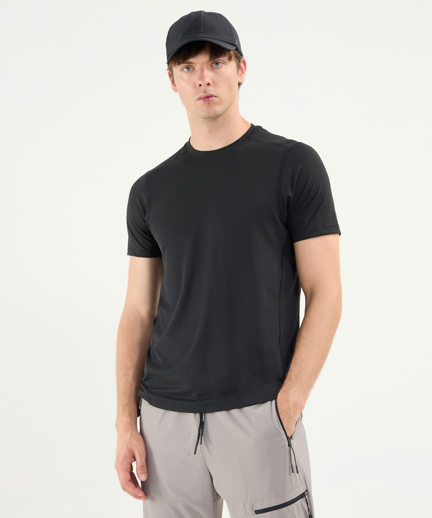 Camiseta Para Hombre Negro