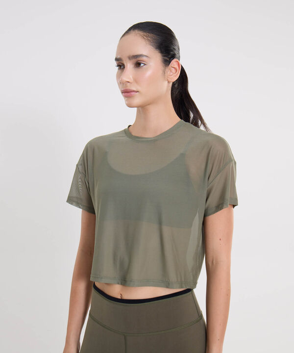 Camiseta Para Mujer Verde