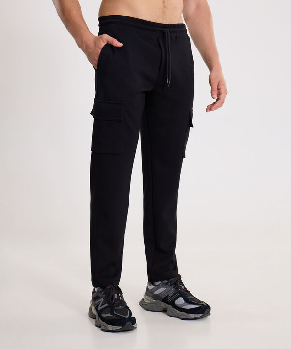 Pantalon Para Hombre Negro image number null