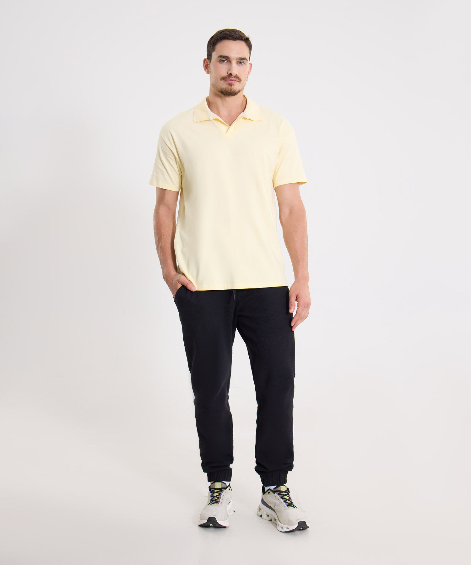 Polo Para Hombre Amarillo