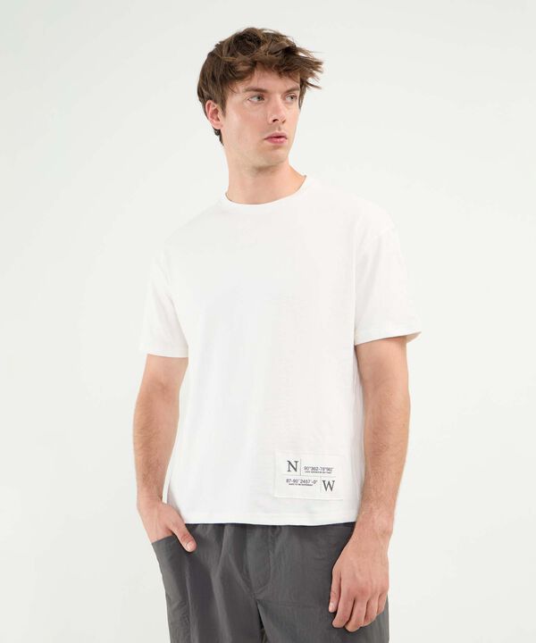 Camiseta Para Hombre Marfil image number null