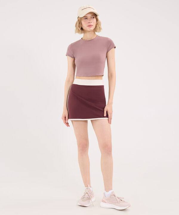 Falda Para Mujer Vino image number null