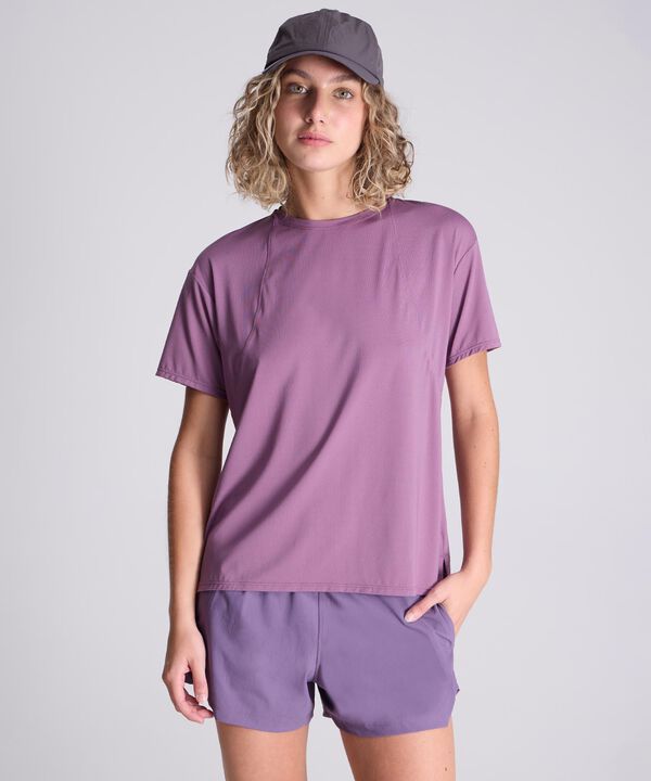 Camiseta Para Mujer Morado image number null