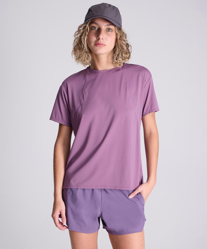 Camiseta Para Mujer Morado