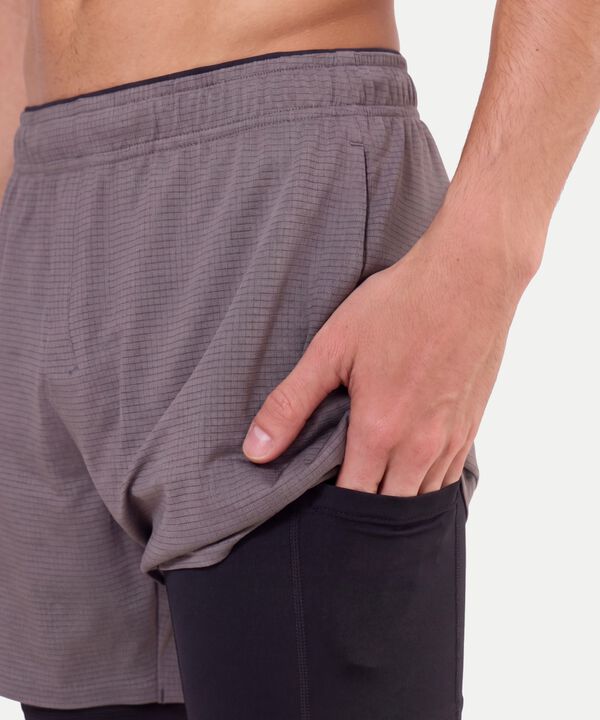 Bermuda Para Hombre GrisOscuro