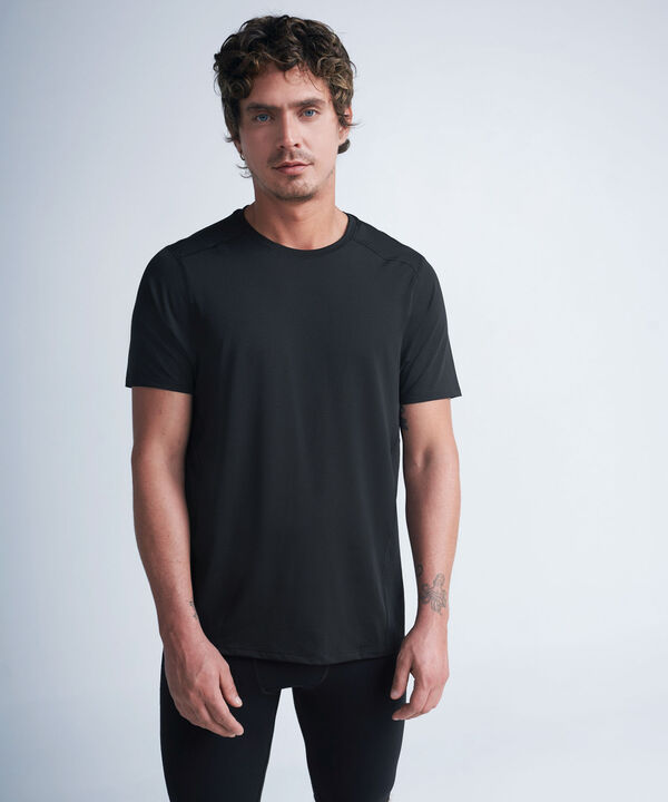 Camiseta Para Hombre Negro