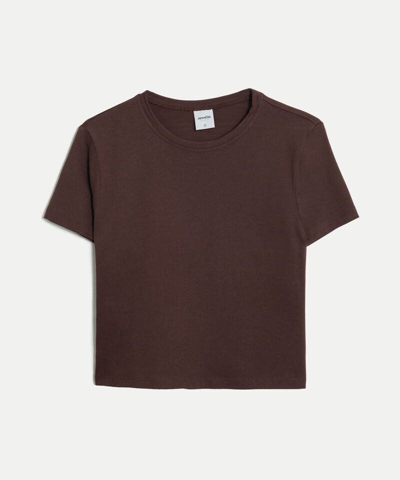 Camiseta Para Mujer Cafe