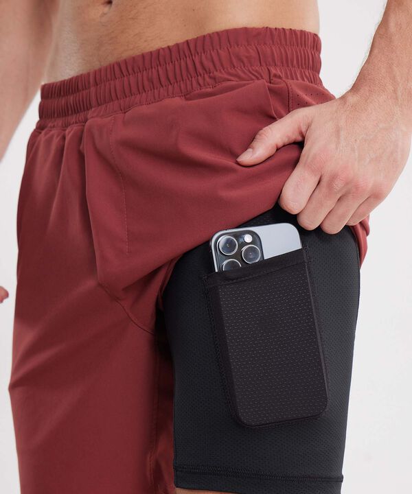 Short Para Hombre Terracota image number null