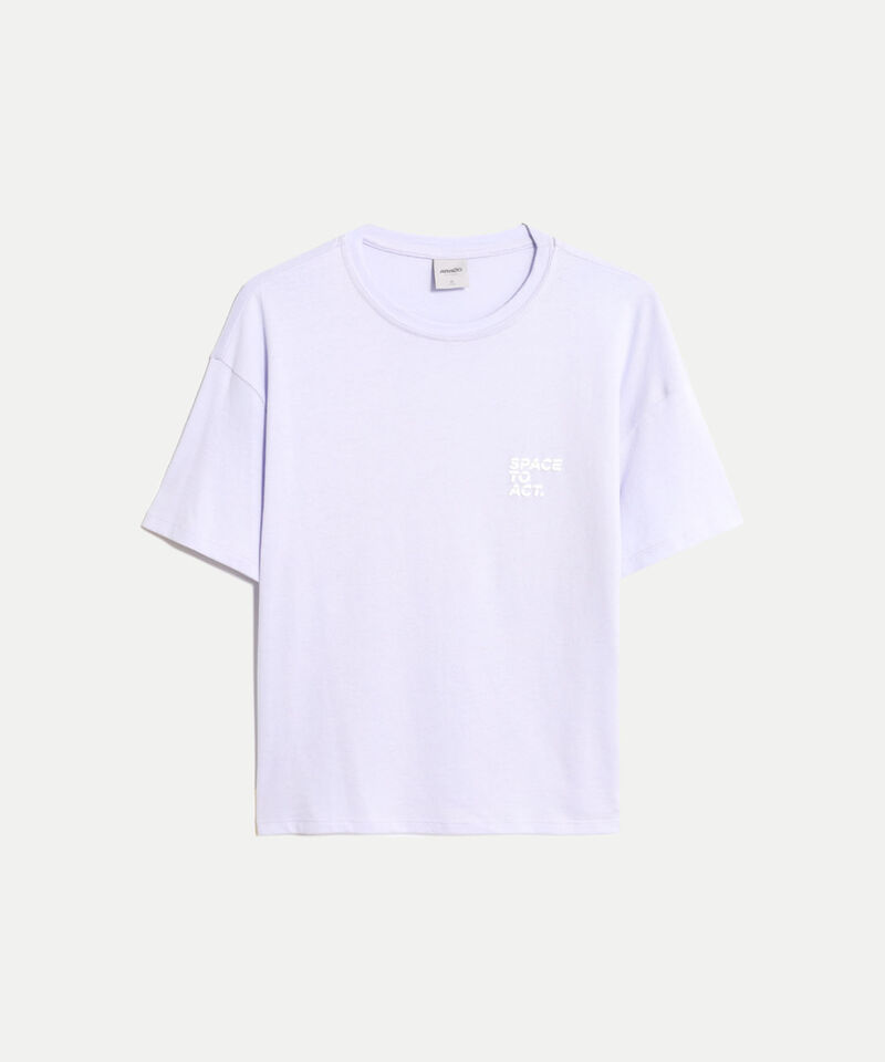 Camiseta Para Mujer Lila