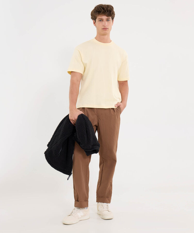 Camiseta Para Hombre Crema