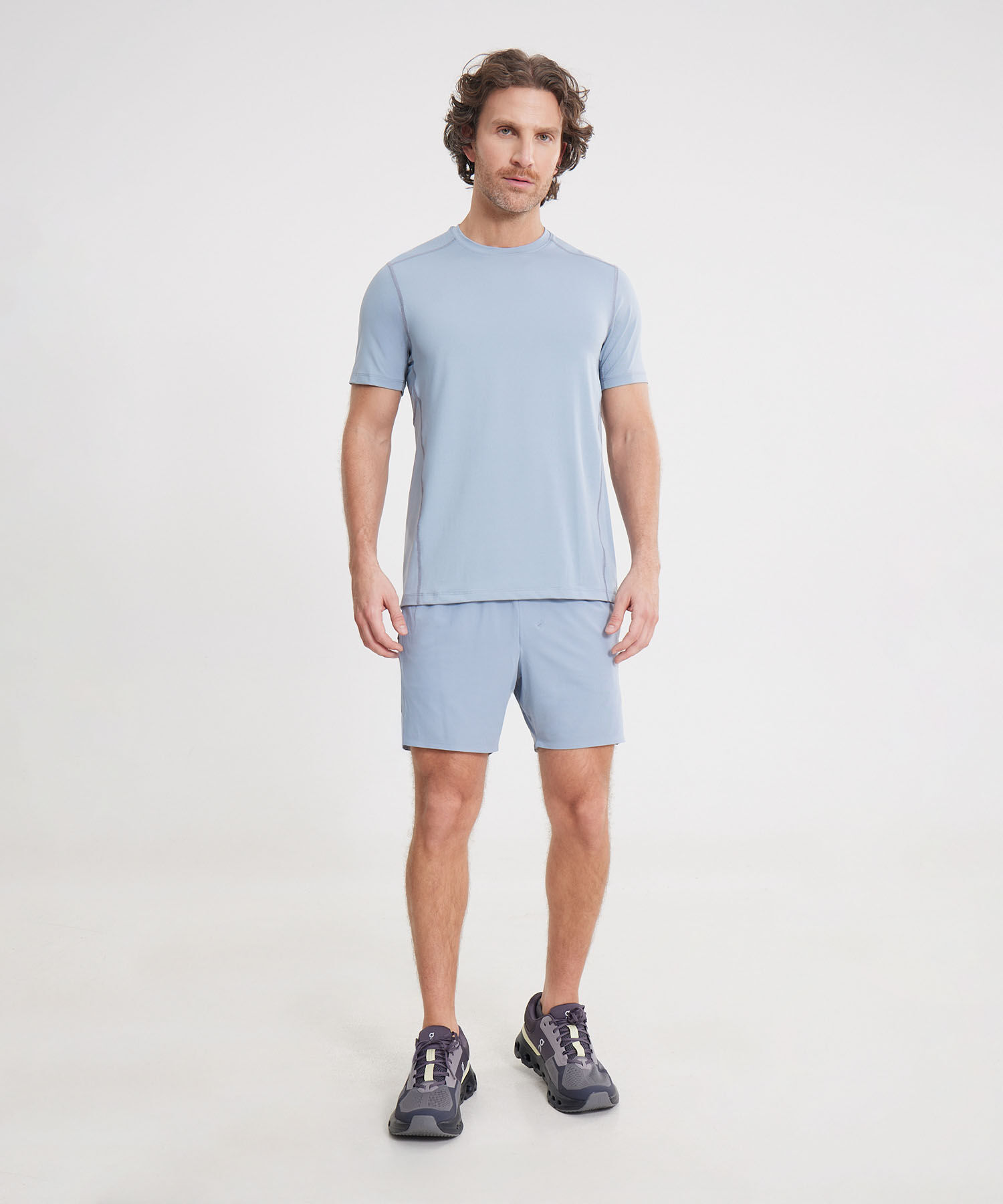 Camiseta Para Hombre GrisClaro