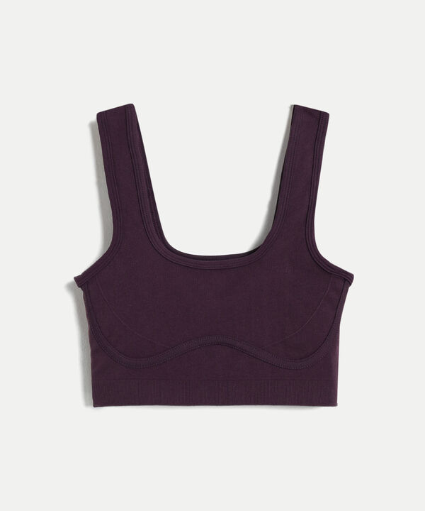 Top Para Mujer Morado image number null