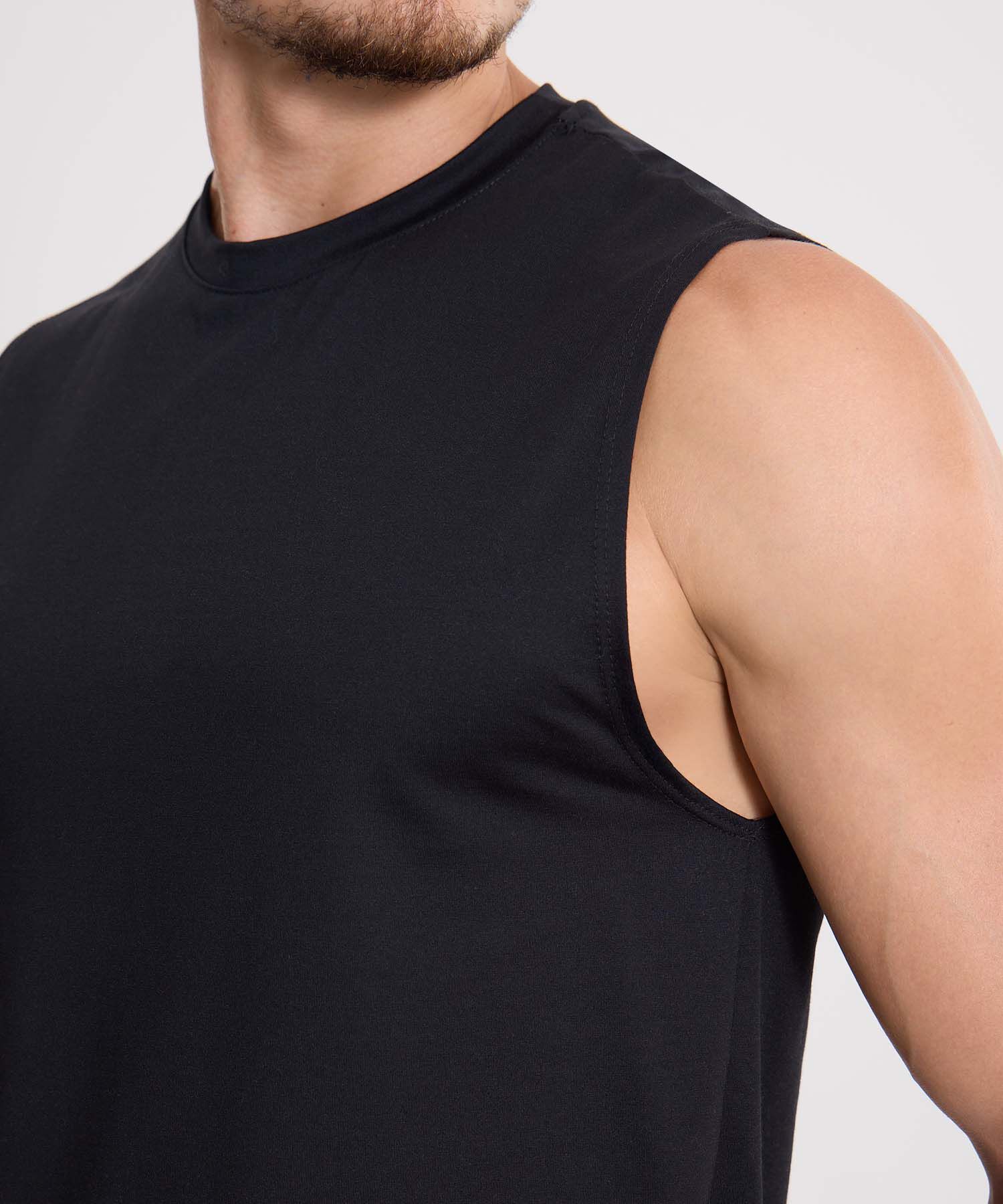 Camiseta Para Hombre Negro