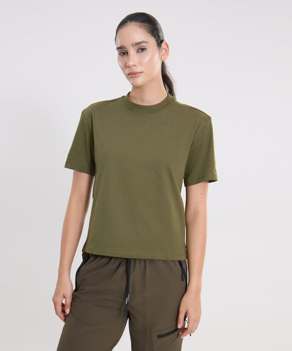 Camiseta Para Mujer VerdeOliva
