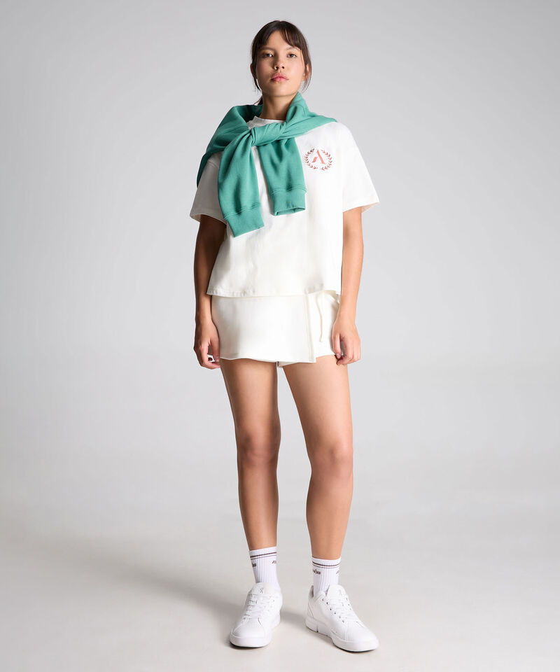 Camiseta Para Mujer Crema