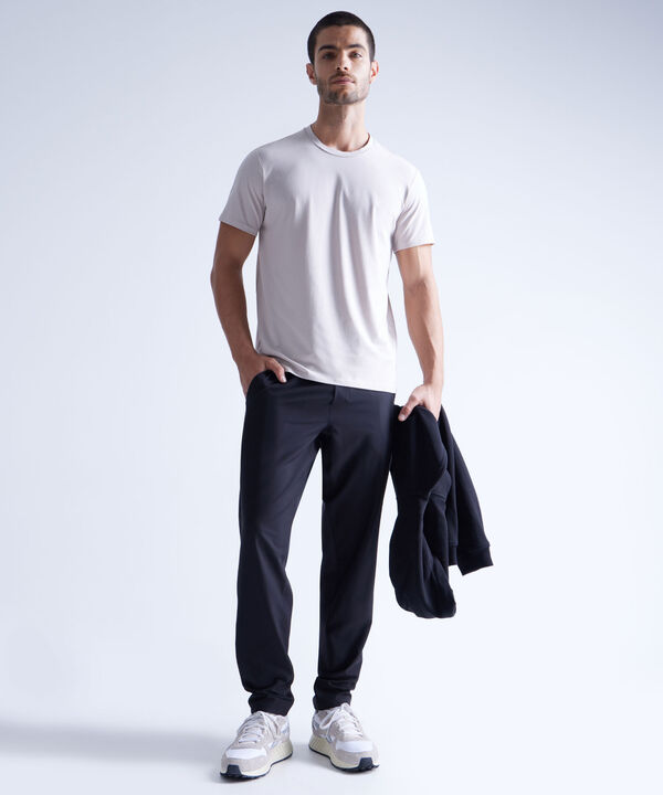 Pantalon Para Hombre Negro image number null