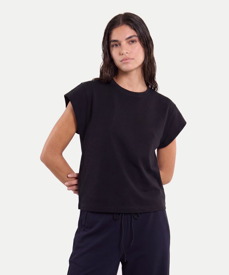 Camiseta Para Mujer Negro