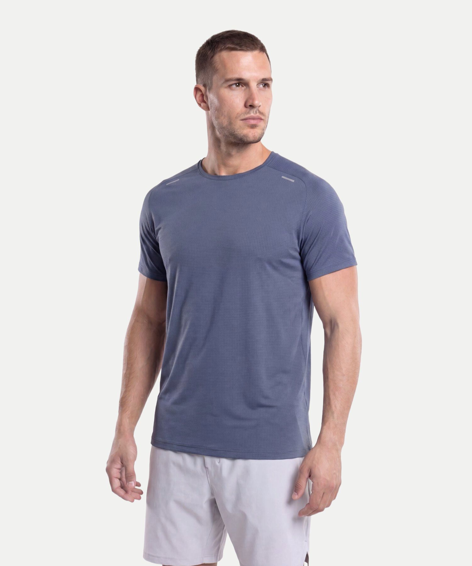 Camiseta Para Hombre AzulPastel