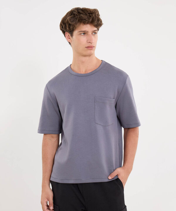Camiseta Para Hombre Gris image number null