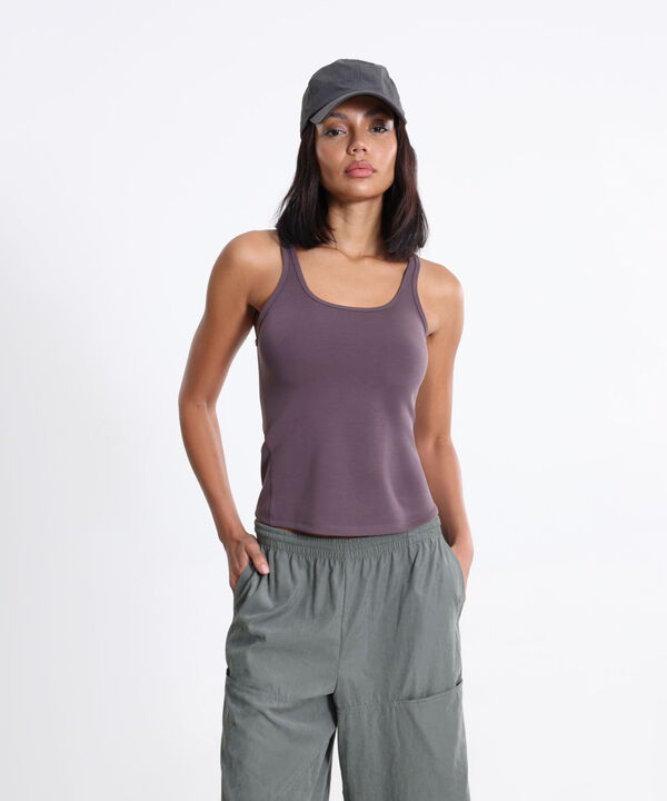 Camiseta Para Mujer Morado