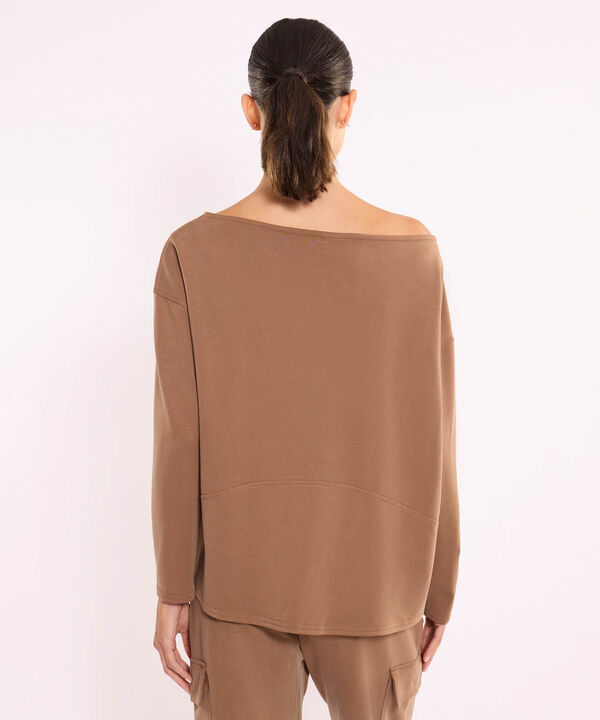 Camiseta Para Mujer Cafe image number null