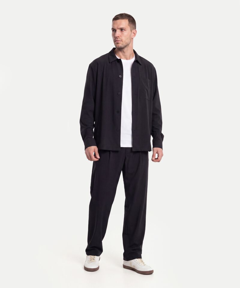 Camisa Para Hombre Negro