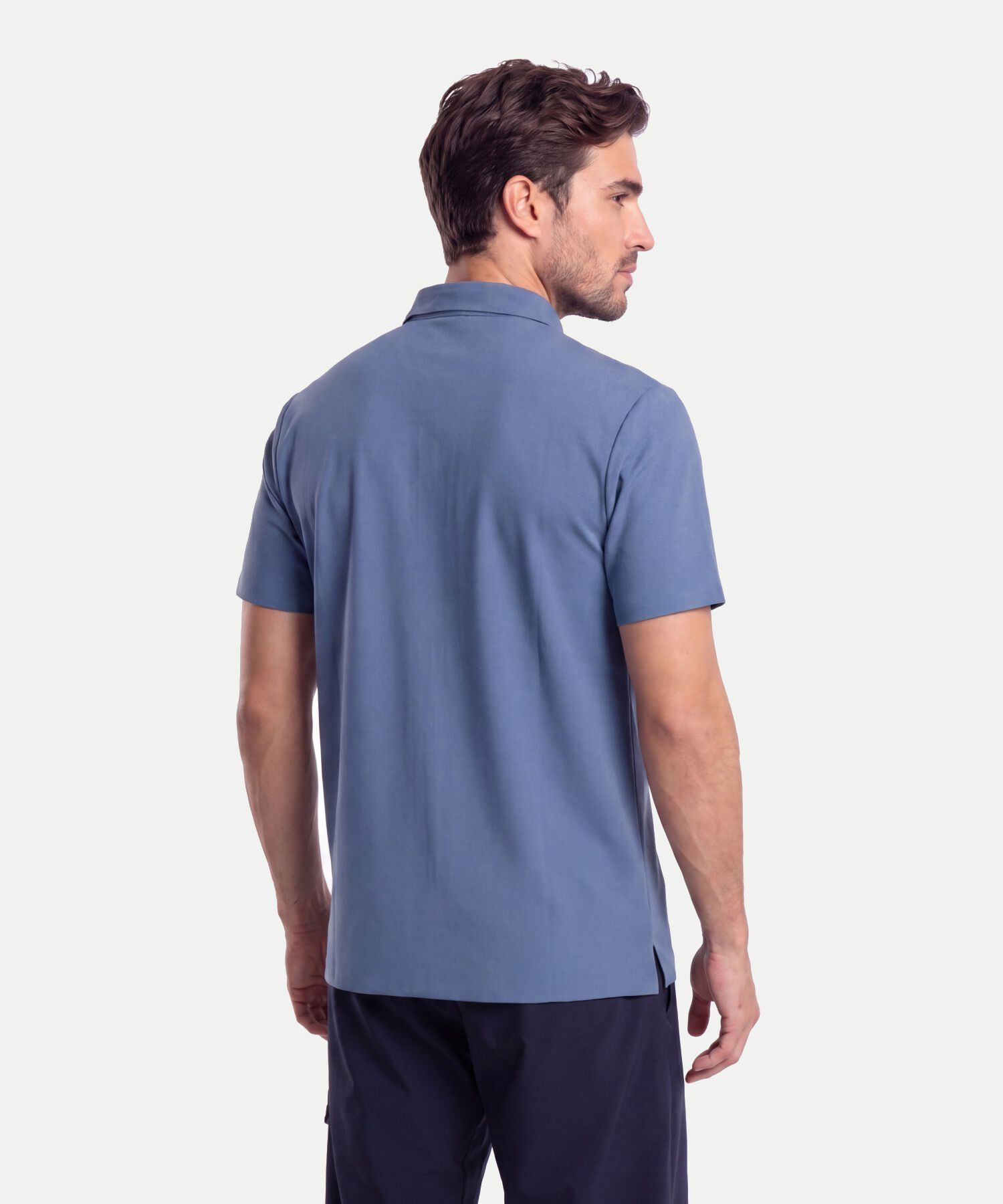 Polo Para Hombre Azul